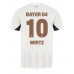 Maillot de foot Bayer Leverkusen Florian Wirtz #10 Extérieur vêtements 2024-25 Manches Courtes